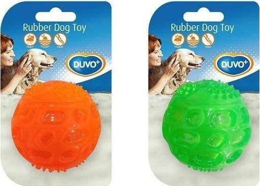 Duvo+ leketøy flyteball TPR 5,5 cm oransje/grønn 1714503