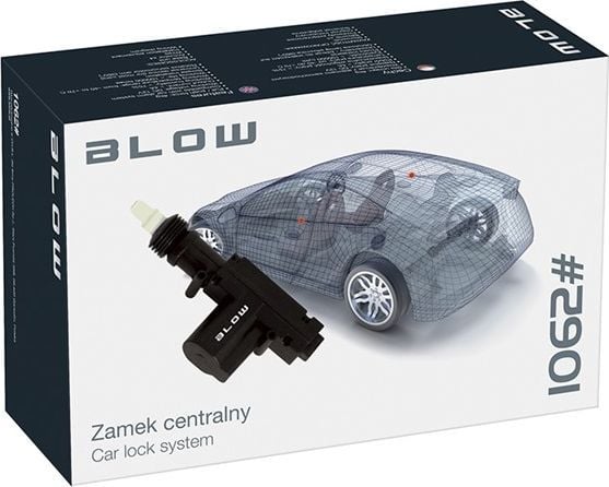BLOW sentrallås BLOW (1 masteraktuator + 3 slaveaktuatorer + styreenhet)