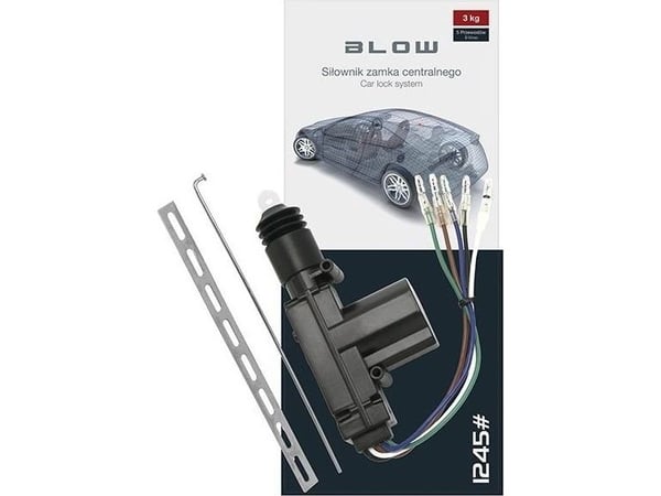 Blow slave-aktuator til sentrallås (3 kg, 2 ledninger)