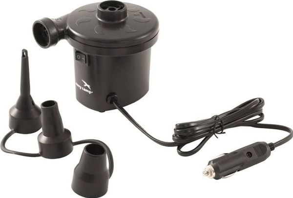 Easy Camp El Nino, Gummibåt, 216 l/min, Sort, Cigartenner/lighter, 12 V, 102 mm