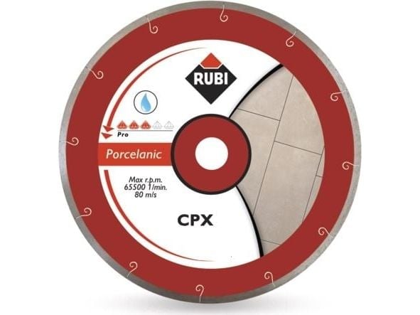 RUBI DIAMANTBLAD CPX 250 x 25,4 mm PRO, FOR PORSELENSFLISER