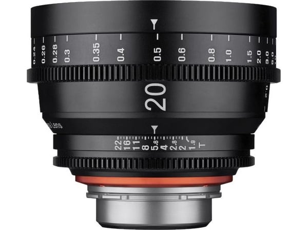 Samyang Xeen PL 20 mm F/1.9 -objektiivi Samyang Xeen PL 20 mm F/1.9 -objektiivi
