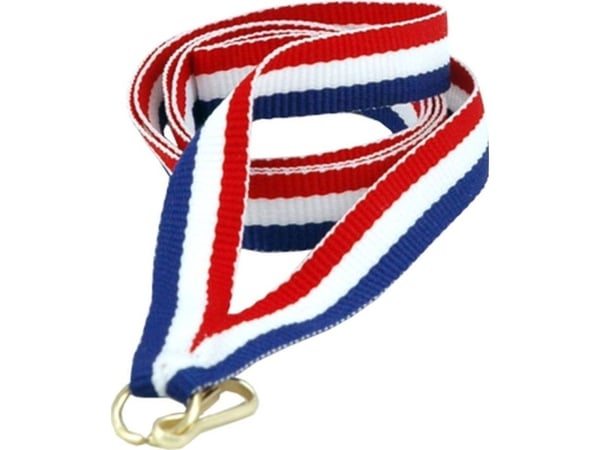 Victoria Sport pannebånd 22 mm - rød/hvit/blå