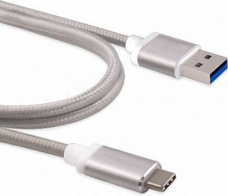 USB-kabel Innergie USB-A til USB-C 1 m sølv (3082186500) USB-kabel Innergie USB-A til USB-C 1 m sølv (3082186500)