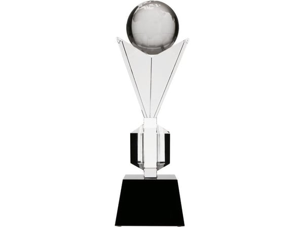 Tryumf pokal i glass med etui C027