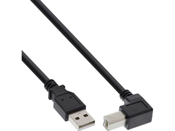 InLine 34535U, 3 m, USB A, USB B, Hankjønn/hankjønn, 0,48 Gbit/s, Sort