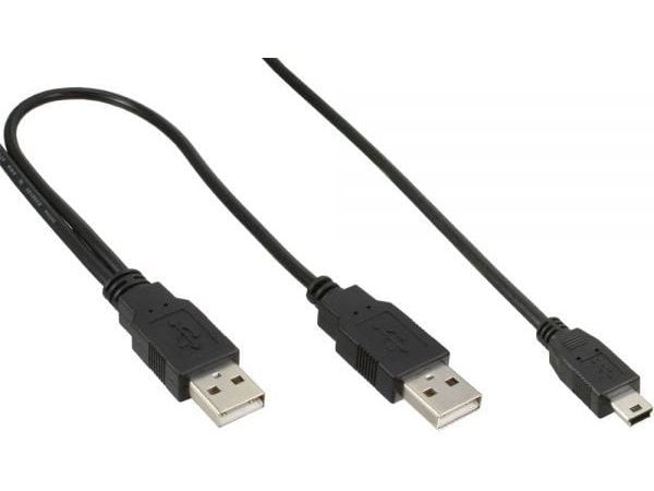 InLine 33107Y, 1,5 m, Mini-USB B, 480 Mbit/s, Lajittelu