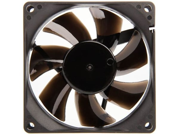Noiseblocker BlackSilentPro P-1, Vifte, 8 cm, 1500 RPM, 15,4 dB, 17,2 cfm, Sort