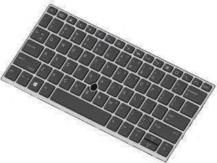 HP DualPoint - Erstatningstastatur for bærbar PC - bakbelysning - Norsk - for EliteBook 830 G5 Notebook, 830 G6 Notebook