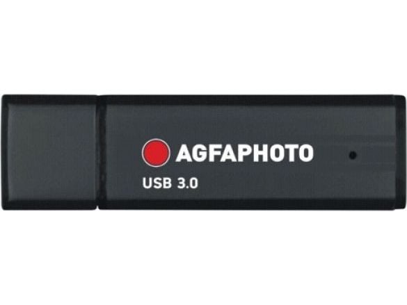 AgfaPhoto 10569, 16 GB, USB A-tyyppi, 3.2 Gen 1 (3.1 Gen 1), Suojus, Musta