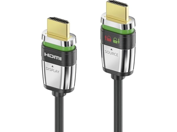 PureLink FiberX Series FX-I375 - Ultra High Speed - HDMI-kabel - HDMI hann til HDMI hann - 7.5 m - skjermet hybrid kobber/fiber-optikk - svart - ru...