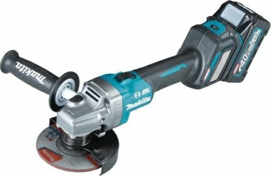 Makita GA023GM201, 8500 RPM, 12,5 cm, Batteri, 4 Ah, 4,4 kg, Børsteløs motor