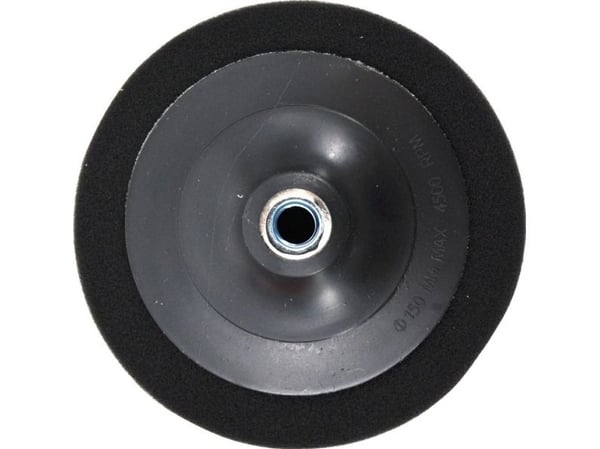 AWTOOLS Poleringsskive 125 mm poleringsvatt/svamp svart M14 myk