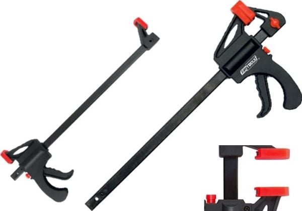 AWTools hurtigklemme snekkerklemme 150 mm (AW20135) AWTools hurtigklemme snekkerklemme 150 mm (AW20135)