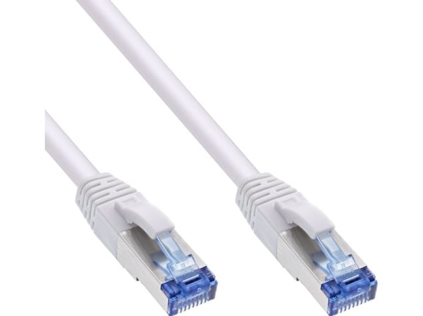 InLine B-76811S, 1 m, Cat6a, S/FTP (S-STP), RJ-45, RJ-45, Hvit