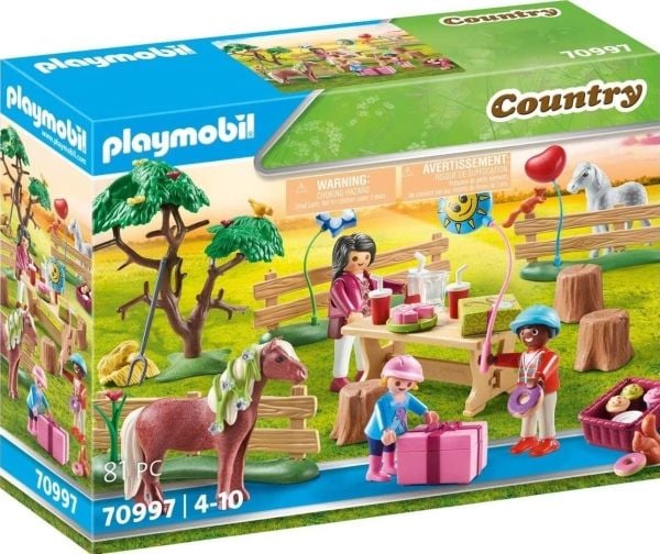 Playmobil bursdag på Pony Farm 70997