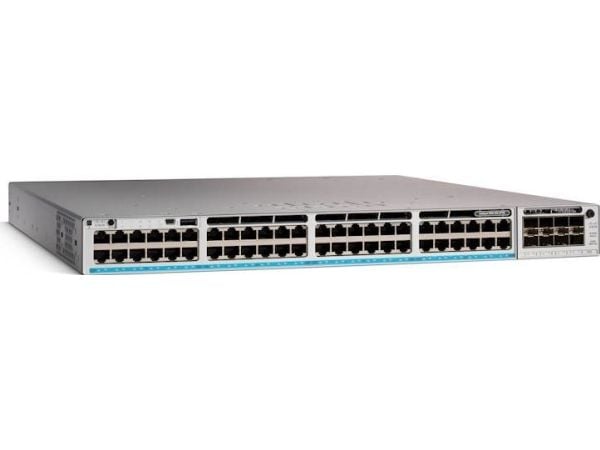 Cisco Catalyst C9300-48UXM-A, Hallittu, L2/L3, 10G Ethernet (100/1000/10000), Power over Ethernet -tuki, Telineasennus, 1U