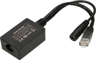Extralink 1 PORT GIGABIT POE INJECTOR WITH 10-30V TO 48V INVERTER, Raskt Ethernet, Gigabit Ethernet, 10,100,1000 Mbit/s, IEEE 802.1af, IEEE 802.3at...