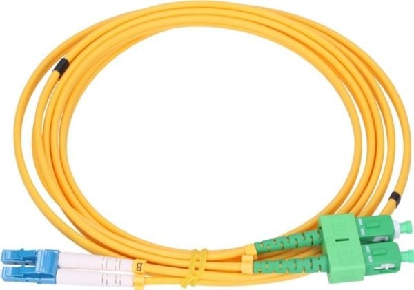 Extralink SC/APC-LC/PC | Patchcord | Jednomodowy, tosidig, 9/125um, 2mm, 1,5m