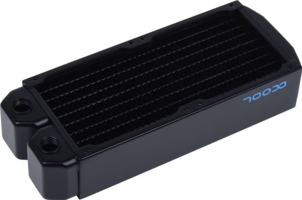 Alphacool 14227, Kjøleribbe, Messing, Stål, Sort, 92 mm, 229 mm, 45 mm
