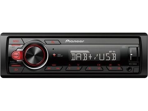 Pioneer MVH-130DABAN, Sort, Rød, 1 DIN, 200 W, 4.0 kanaler, 50 W, 4 O