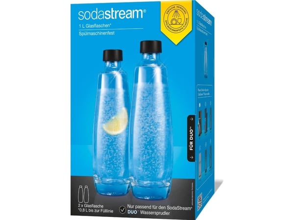 SodaStream Duo Glaskaraff - 2 st