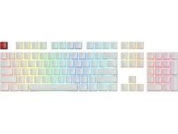 Glorious PC Gaming Race Aura V2, Tastaturtaster, Polybutylentereftalat (PBT), Hvit