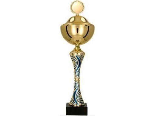 Victoria Sport pokal i metall med lokk