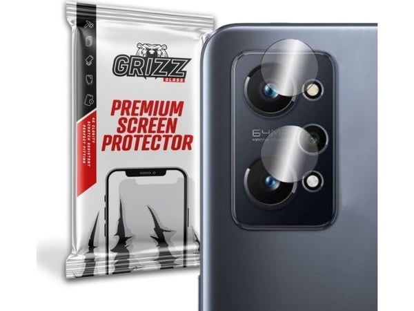 GrizzGlass Hybridglass for Grizz Realme GT Neo 3T-kameraet