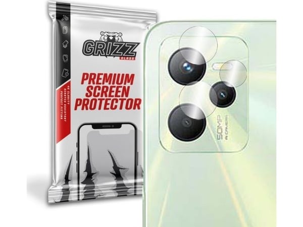 GrizzGlass Hybridglass for Grizz Realme C35-kameraet