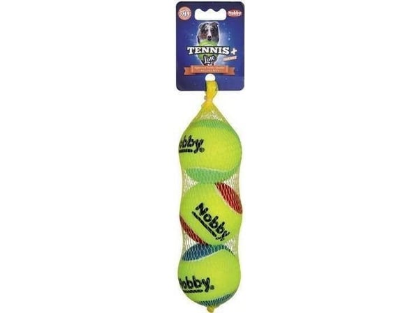 Nobby tennisboll grå XS 4 cm, 3 st