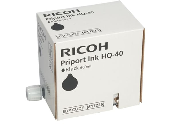 RICOH blekksort 5 x 600ml ca 30 000 sider