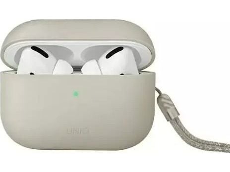 Uniq etui UNIQ Lino i silikon til Apple AirPods Pro 2 beige/ivory