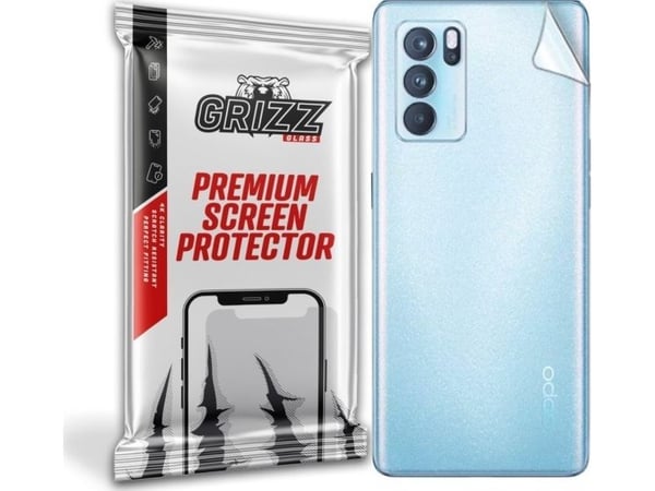 GrizzGlass beskyttelsesfolie bak Grizz Oppo Reno 6 Pro