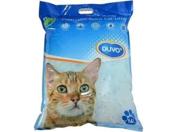 Duvo+ Silica Premium kattesand, luktfri, 16 l Duvo+ Silica Premium kattesand, luktfri, 16 l