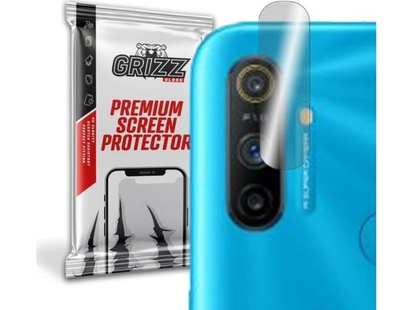 GrizzGlass Hybridglass for Grizz Realme C3-kameraet
