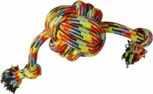 Duvo+ hundeleketøy strandball med bånd 50x10 cm / 11594