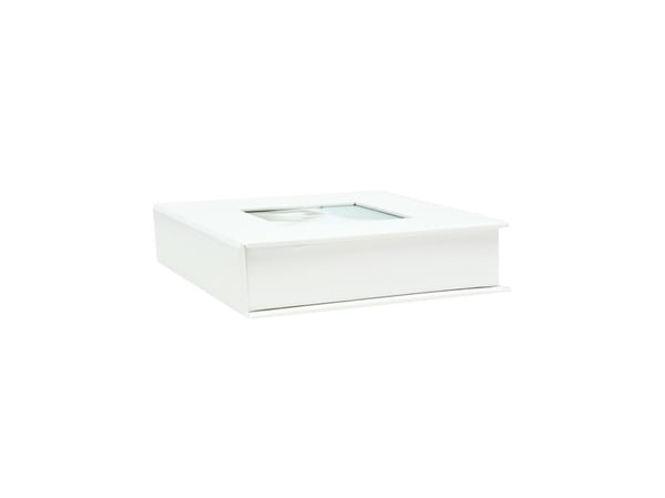 Deknudt S66DJ4, Hvit, Fotobokser, Lær, Lær, 130 mm, 130 mm, 3,3 cm