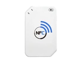 ACS ACR1255U-J1, USB 1.1, Lähialueen kommunikointi (NFC), 1 m, Valkoinen, 37,5 g