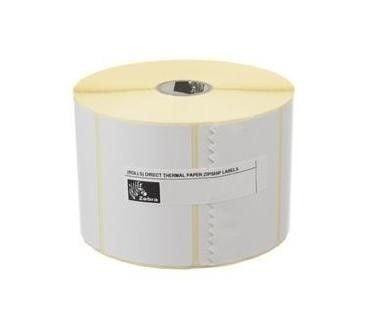 Zebra Z-Perform 1000D - Papir - glatt - permanent akryl-adhesiv - ubelagt - perforert - 6,2 mille - hvit - 50 x 20 mm 3350 etikett(er) (1 rull(er) ...