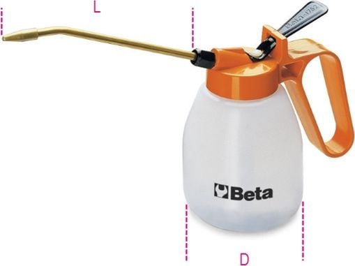 Beta Tools Beta tools BETA 1752 METAL TUBE OILER (VOLUME 500 cc) BE1752-500