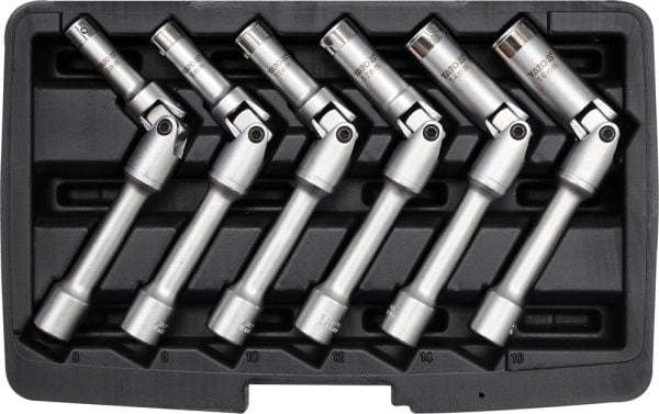 Yato Glødepluggnøkler 8-16mm 3/8" 6 stk. CrV YT-0534