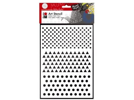 Marabu 028500008, Symbolsjablong, Voksne & barn, Hvit, 297 mm, 210 mm