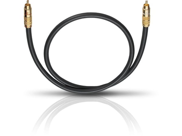 OEHLBACH NF 214 Sub 300, RCA, Hankjønn, RCA, Hankjønn, 3 m, Antrasitt, Sort