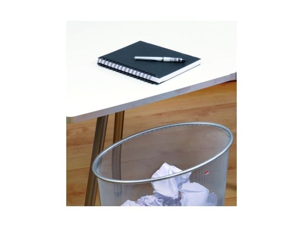 Papirkurv Alba Mesh 20 liter silver