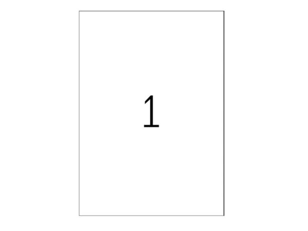 Xerox 003R97400, Hvit, Selvklebende skriveretikett, A4, Laser/Blekkskriver, Akryl, Permanent