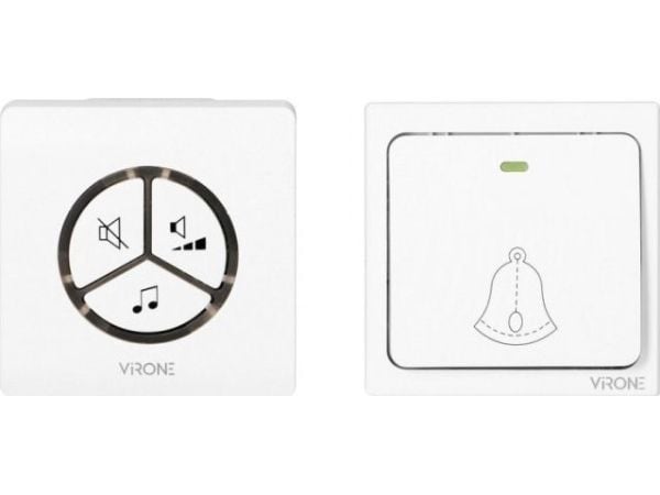 Virone trådløs ringeklokke Orno WAYO AC VIRONE DB-3 Virone trådløs ringeklokke Orno WAYO AC VIRONE DB-3
