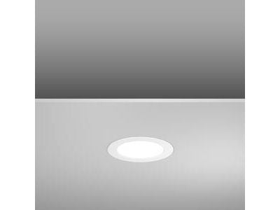 RZB Toledo Flat Round, 1 lamppu(a), LED, 4000 K, 840 lm, IP54, Valkoinen