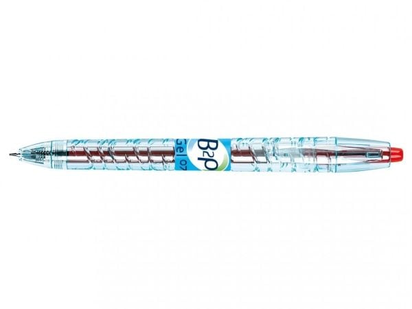 Pilot B2P Gel, Rød, Rød, 0,7 mm, 0,39 mm