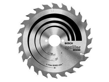 Bosch RUNDSAVKLINGE OPTILINE 190X2,6X30MM 24T 24T